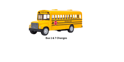 Bus 1 & 7 Changes