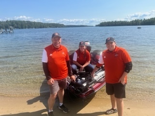 Bass fishing team