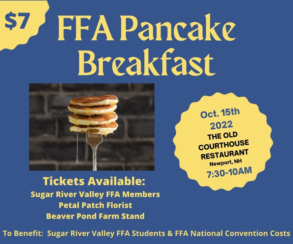 FFA Pancake Breakfast Invite