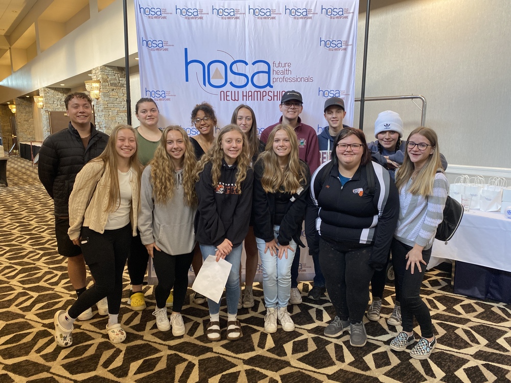 Students at HOSA event