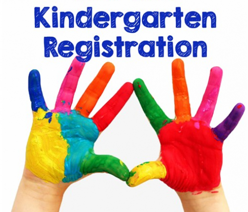 hands with paint kindergarten registration